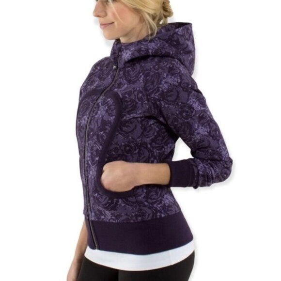Lululemon size 2 Scuba Hoodie *Stretch purple rose 2 - Picture 1 of 12